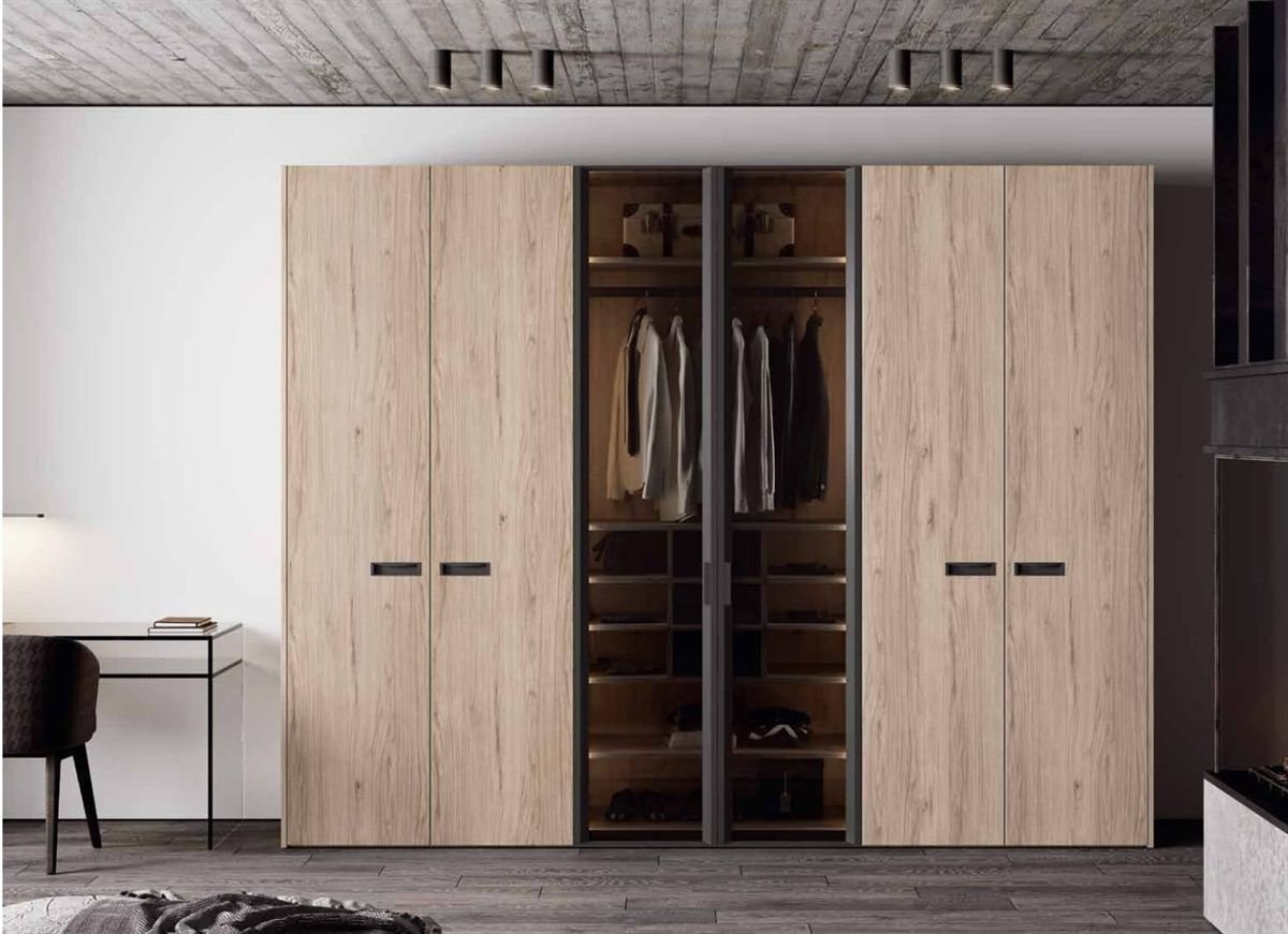 Armario vestidor de dormitorio, disponible en Muebles Rekena