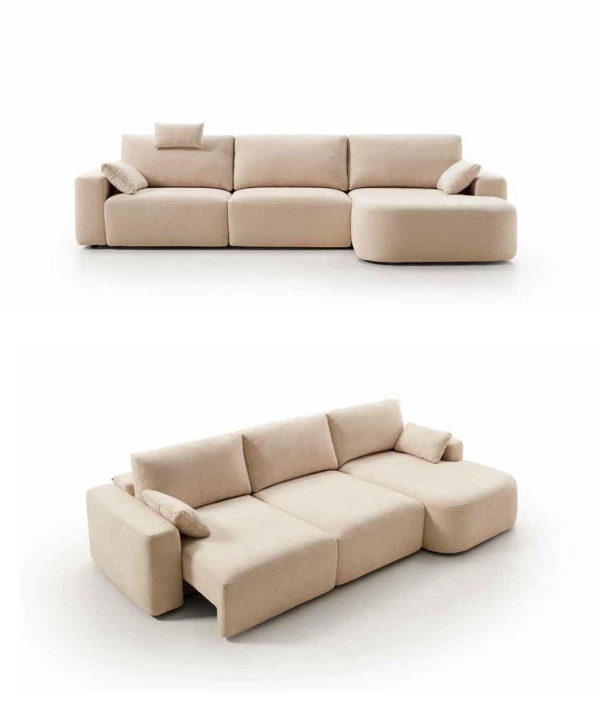 Sofá modular, vistas de estudio, disponible en Muebles Rekena